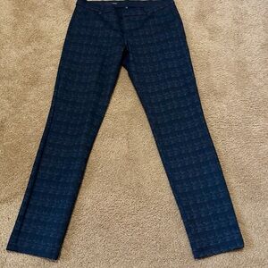 Kut from the Kloth Black and Grey Plaid Dress Trousers